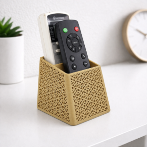 dual remote stand beige