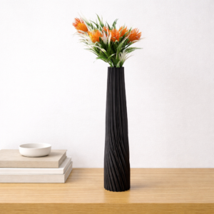 premium 300mm tall spiral fluted vase – modern minimalist centerpiece premium 300mm tall spiral fluted vase – modern minimalist centerpiece
