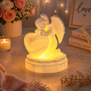 angel heart tealight