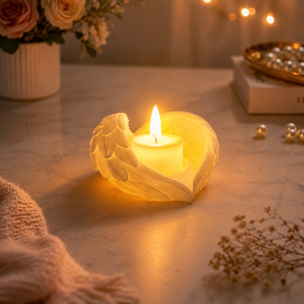 angel wing tealight
