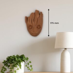 layered mask wall sculpture | 3d geometric hero face wall art (copy)
