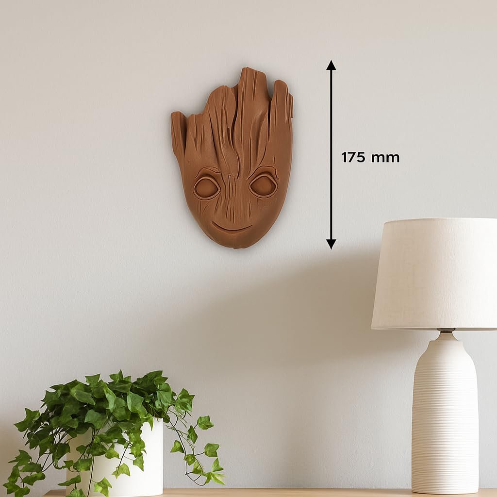 layered mask wall sculpture | 3d geometric hero face wall art (copy)