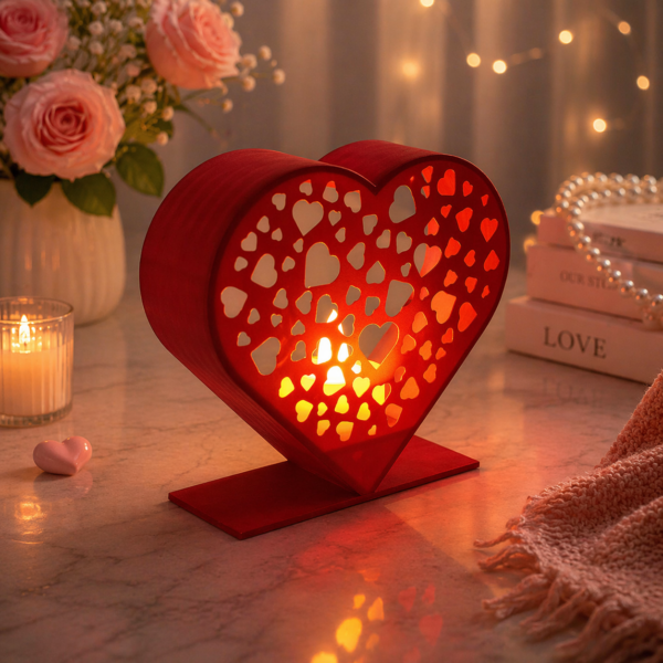heart tealight