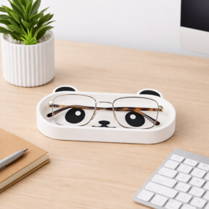 panda glass organizer