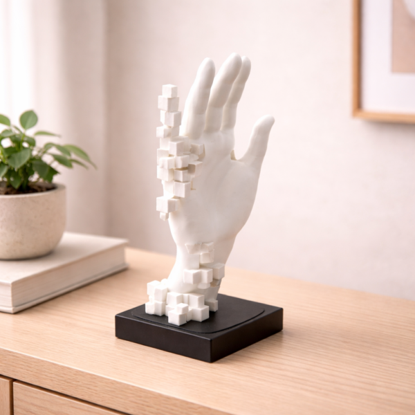 pixel hand