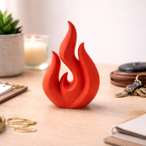 red flame