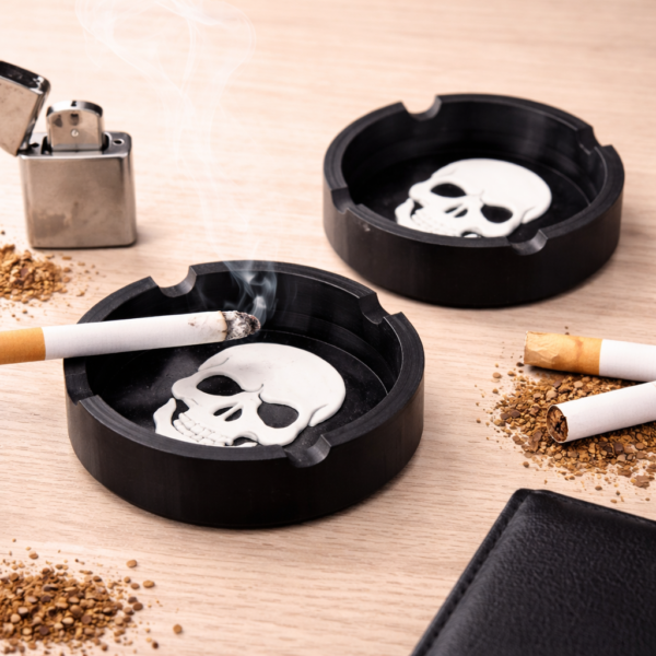 skull ash tray